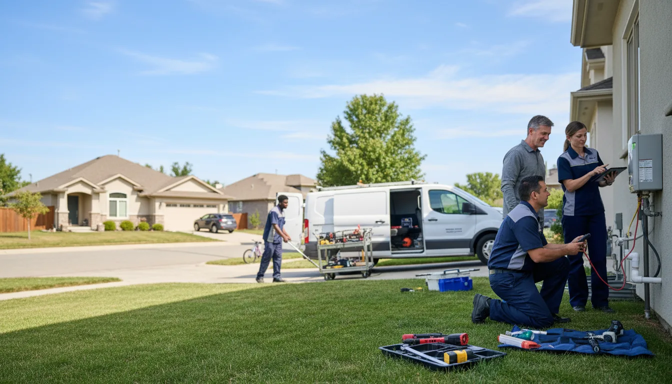 Tankless water heater service in Tate, GA